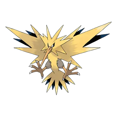 official artwork of zapdos